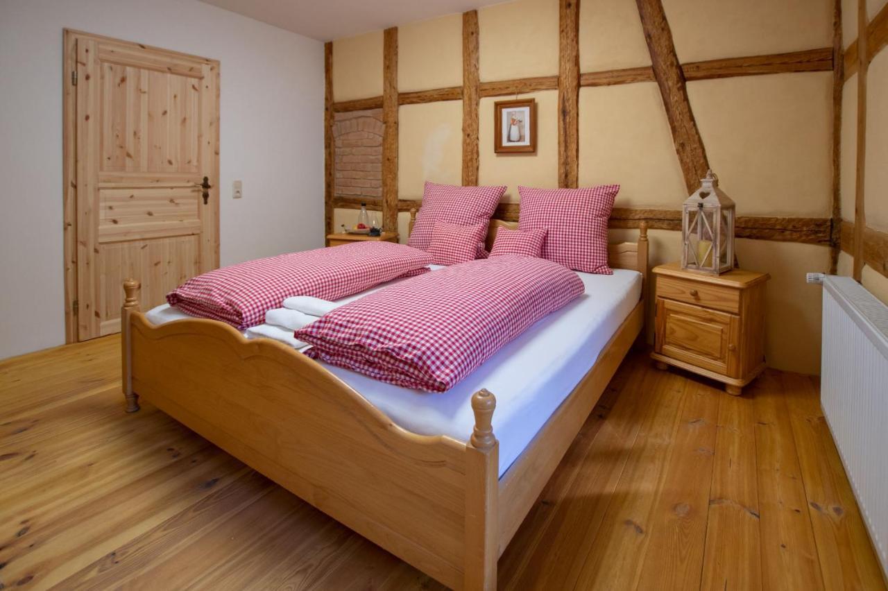 Naturhof-Papiermuehle 2 Bett-Zimmer Rosenrot Bollberg Εξωτερικό φωτογραφία