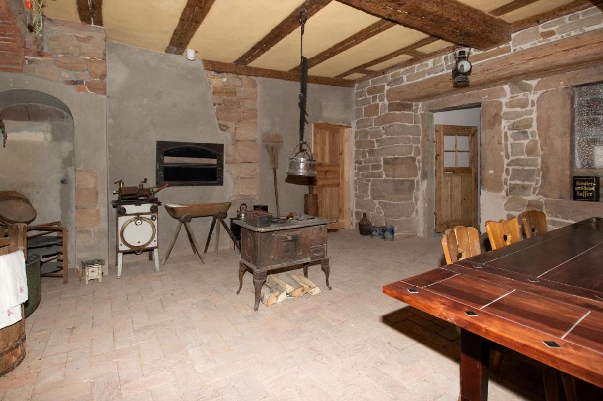 Naturhof-Papiermuehle 2 Bett-Zimmer Rosenrot Bollberg Εξωτερικό φωτογραφία